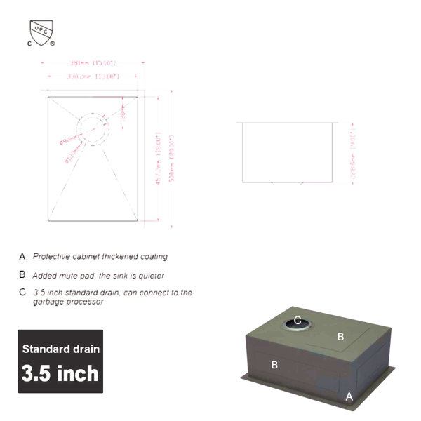 Dimensions du produit