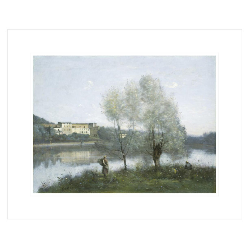 Ville-d'Avray par Jean-Baptiste-Camille Corot, H 17,75 po x l 21,71 po