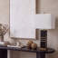 Lampe de table noire 27,5 "Tonna