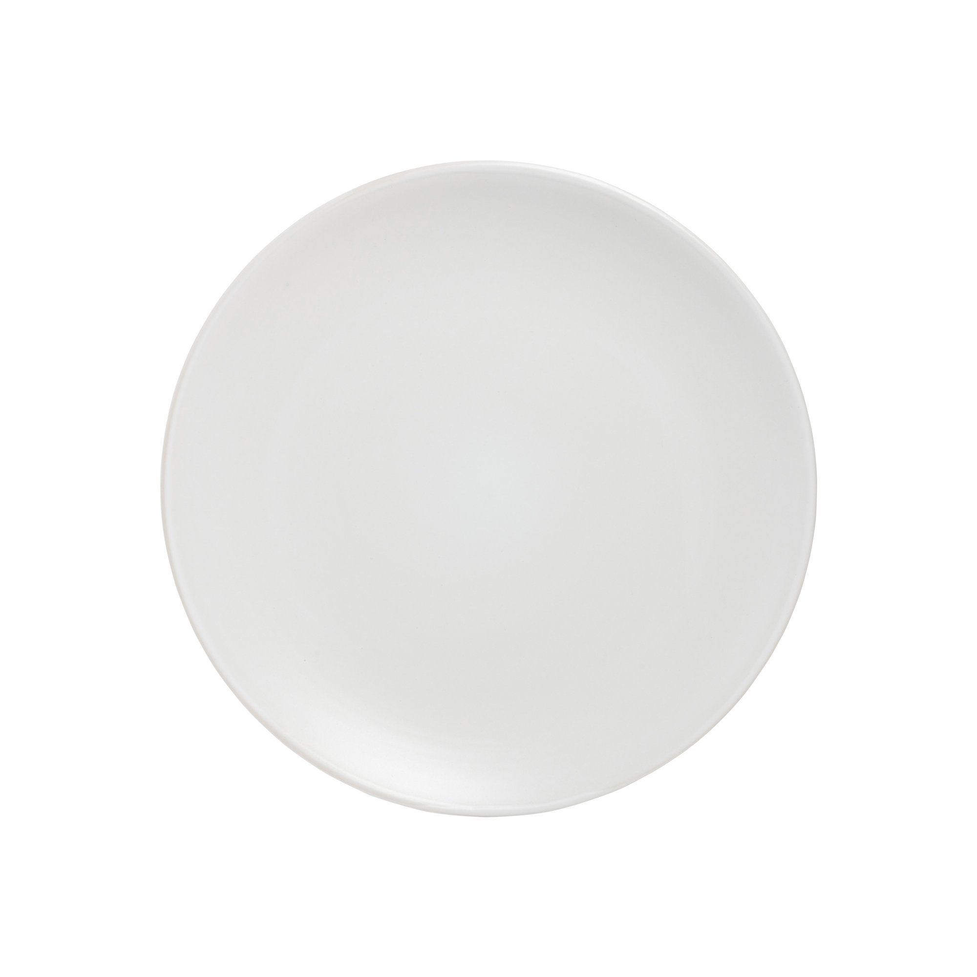 Wazee Matte 7.75" Salad Plate, White