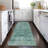 Machine Washable Indoor/Outdoor Xhevrie Teal Rug-2009080493