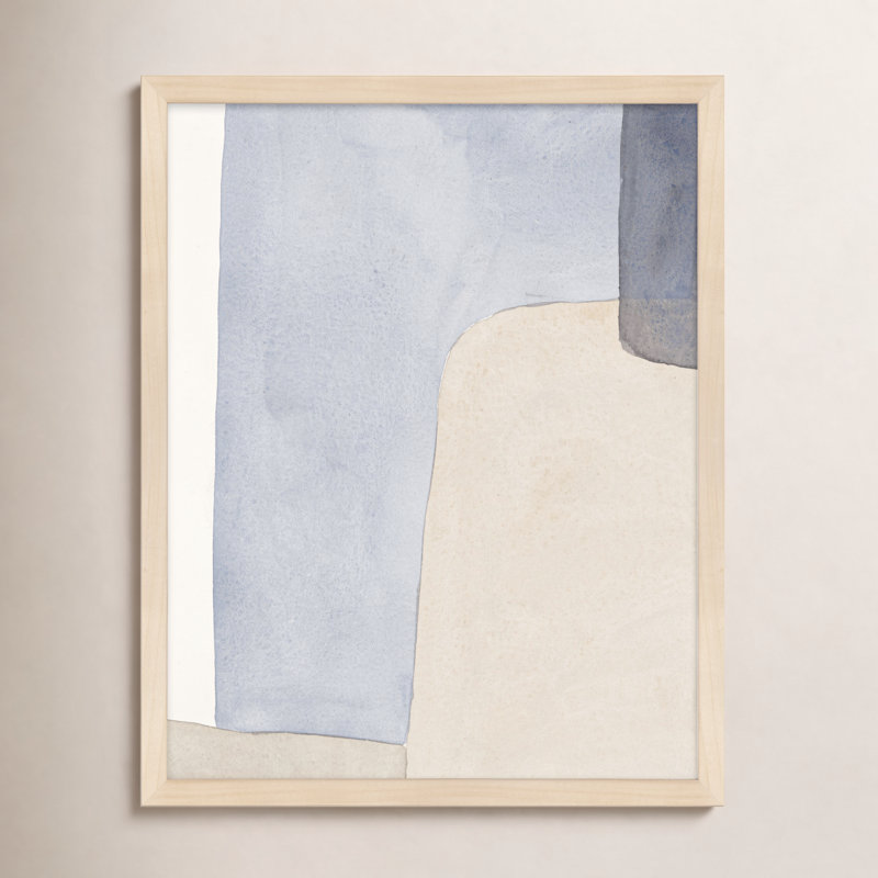 Dreamy Hues Painting by Julia Balfour, Brown Framed Paper, 20" H x 16" W x 1.25" D