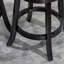 Tabouret pivotant à lattes de 30 po de hauteur de bar, finition espresso