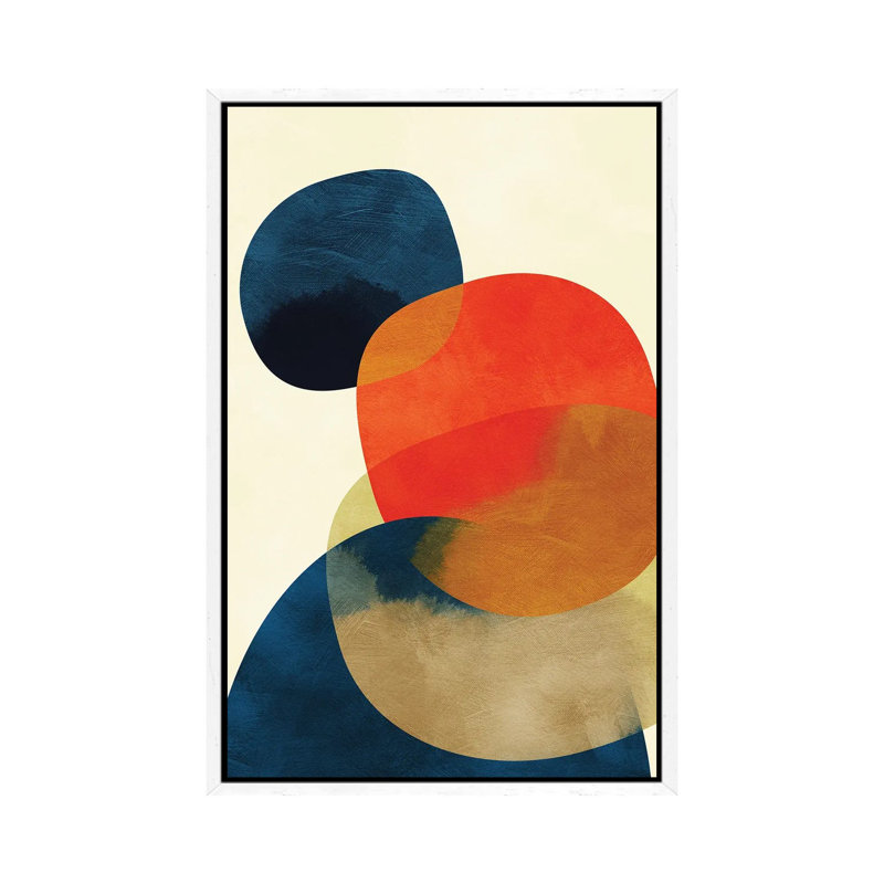 Mid Century Modern VIII by Ana Rut Bré - Gallery-Wrapped Canvas Giclée on Canvas, White Framed, 66.04 cm H x 45.72 cm W