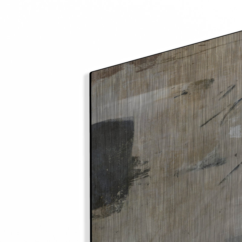 «Sand and Stone» par Suzanne Nicoll, art mural en métal, H 12 po x l 12 po