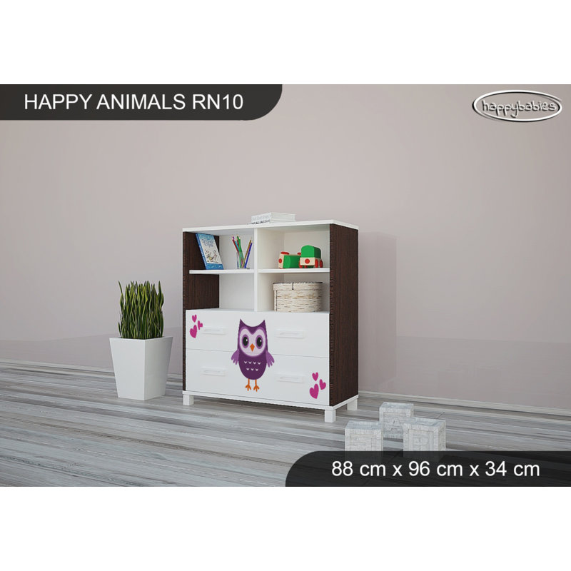 88cm W Kids Cube, Chestnut