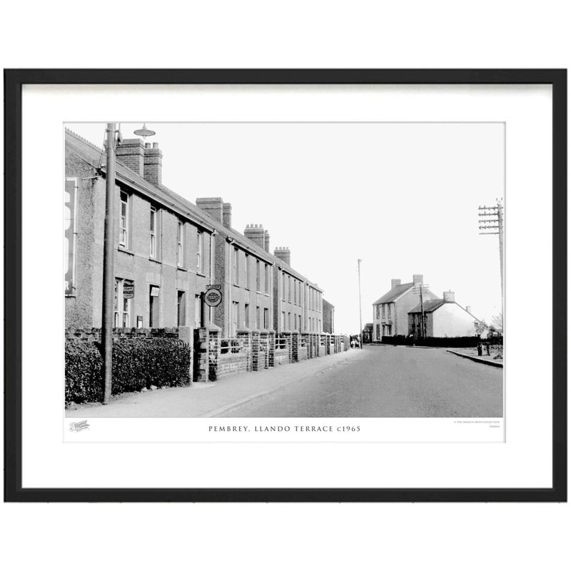 Pembrey, Llando Terrace C1965 by Francis Frith - Single Picture Frame Print, 40cm H x 50cm W x 2.3cm D