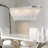 Khennedi 8-Light Crystal Kitchen Island Pendant