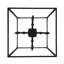 Luminaire suspendu cage à 8 lumières Rudy Ridge-899937428