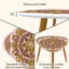 Ensemble de 2 tables basses gigognes Triangle