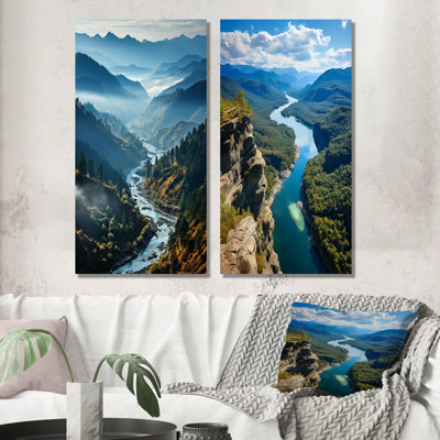" USA Adirondack Mountains New York V " 2 - Pieces
