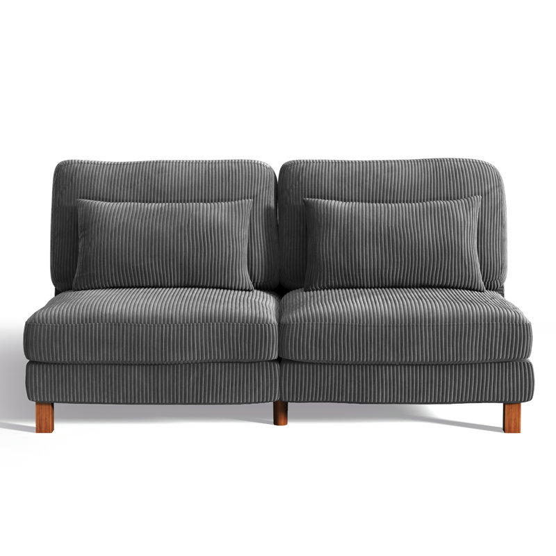 174Cm Loveseat, Grey