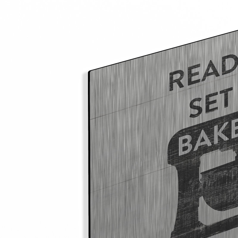  «Bake 2 Farmhouse» par Wild Apple, art mural en métal, 12 po x 12 po, H 12 po x l 12 po