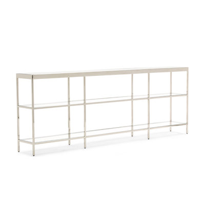 Vienna Low Bookcase W/ Glass Top