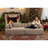 Full-Foam Modular Sofa, 96" Bouclé 2-Piece Sectional With Rounded Arms, Cloud-Like Comfort, Compressed Packing-1074120870