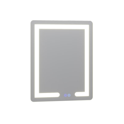 Rectangular Frameless LED Bathroom Mirror 30-in x 24-in