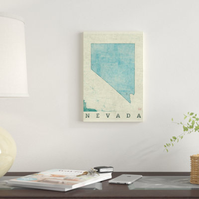 " Nevada Map " by Hubert Roguski