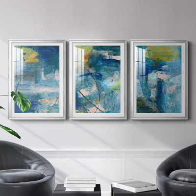 «Spring Winds I», reproduction encadrée de qualité supérieure, prête à être accrochée