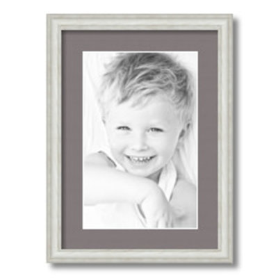 Wood Matte Picture Frame with Mat