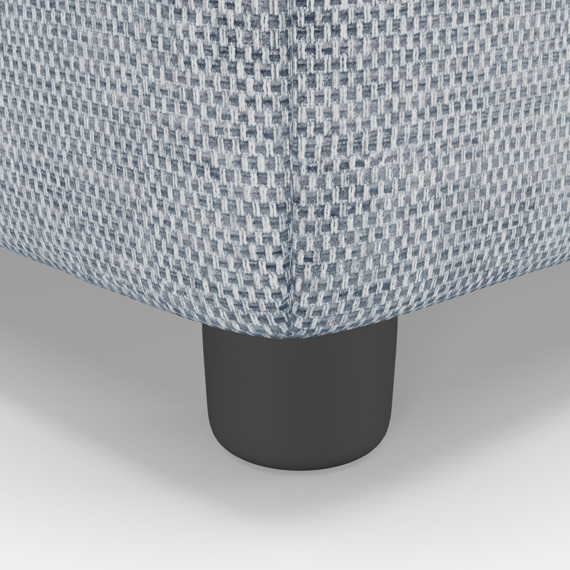 Vivo Rectangle Storage Ottoman, Ocean