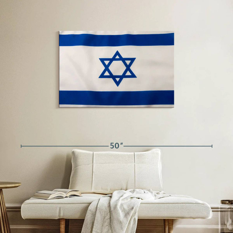 Drapeau Borges, H 24 po x l 36 po