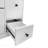 Versatile Tipping Bucket Shoe Cabinet With 3 Flip Drawers, Maximum Storage Entryway Organizer With Drawer, Free Standing Shoe Rack With Pull-Down Seat For Hallway, White