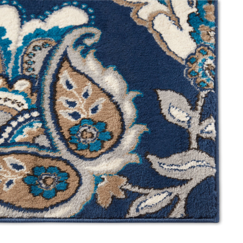 Caffey Floral Rug, Rectangle 6'6" x 9'6"
