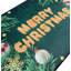31 po x 19 po - Tapis d'entrée de cuisine vert antidérapant lavable à poils courts Merry Christmas