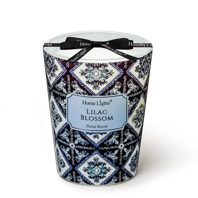 Fleur de lilas | Homelights 1-Wick - 6,7 oz de cire de soja - 40 heures et plus de bougies parfumées