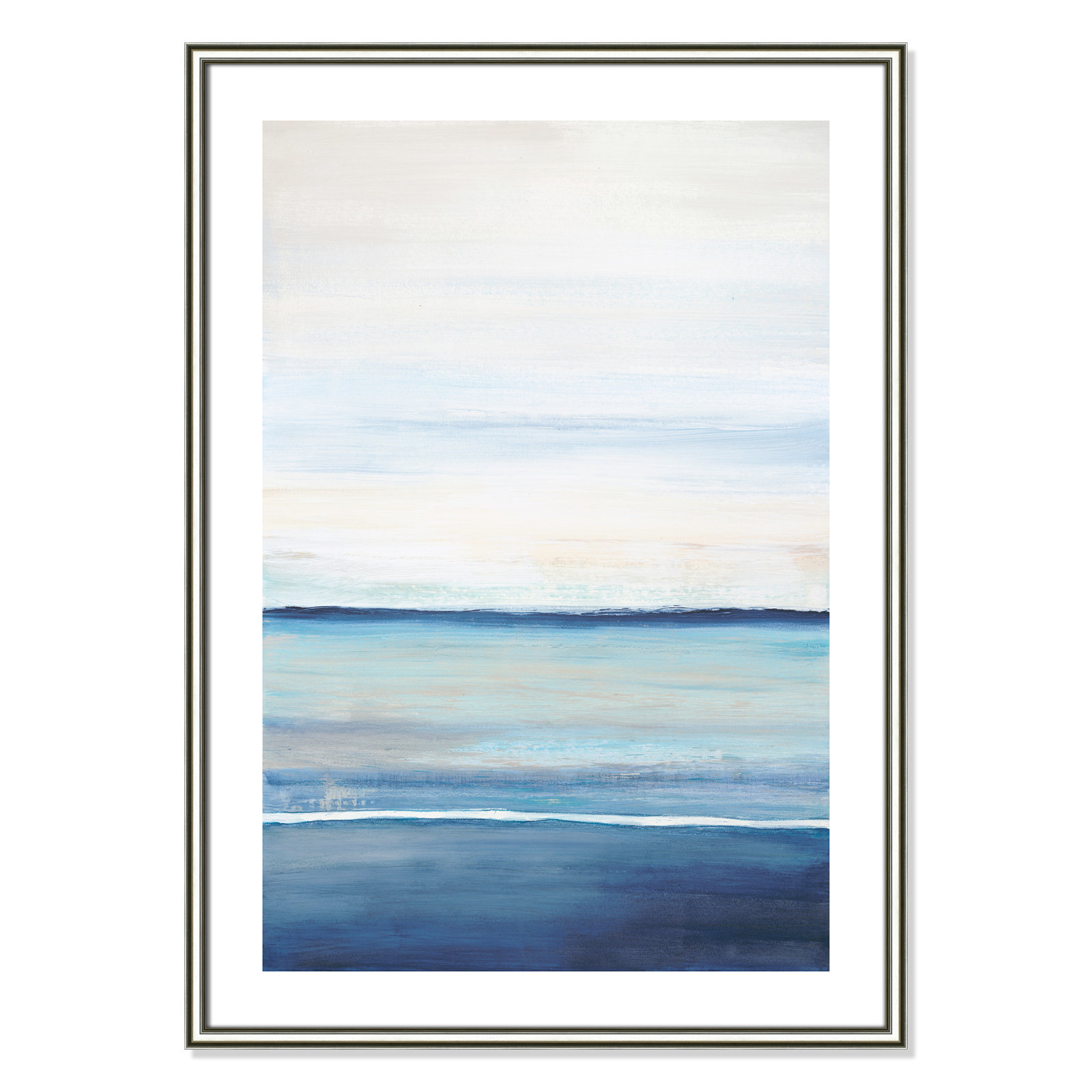 Distant Whispers by Filippo Ioco - Painting Print, Silver Framed Paper, 35.5" H x 25.5" W x 0.88" D