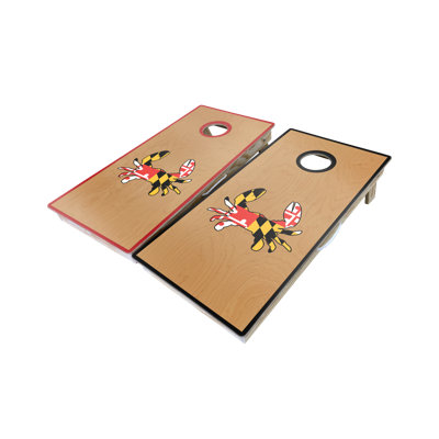 Ensemble de cornhole 10 pièces maryland crab