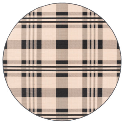 Natural Fiber 157 Sisal Pile Plaid Rug