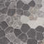 Tapis beige à motif de pavés