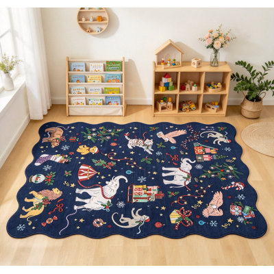 Tapis festonné Christmas