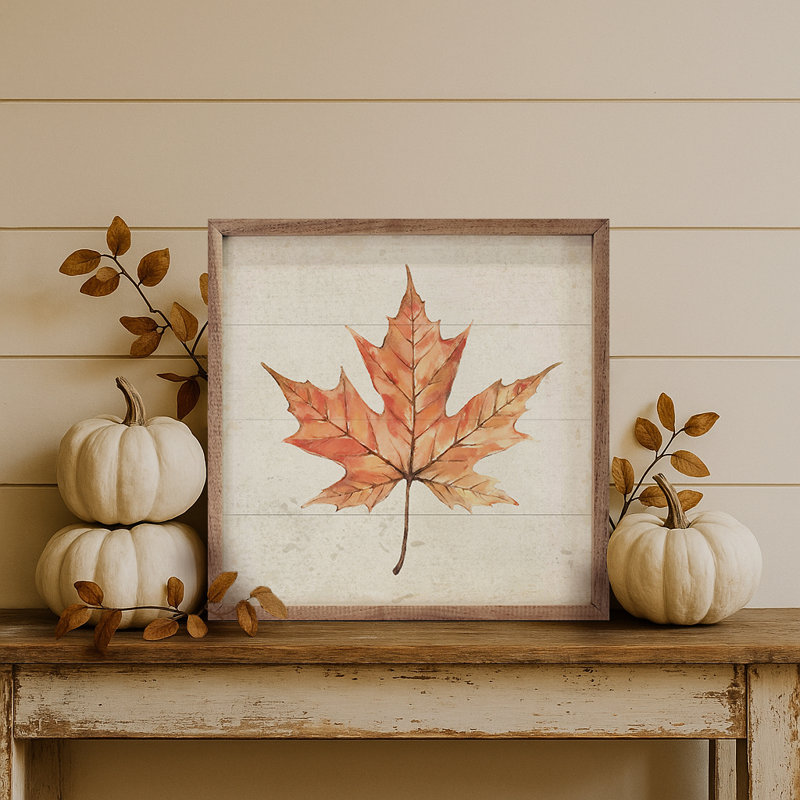 Maple Leaf, 24" H x 24" W