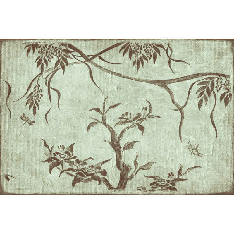 Peaceful Garden II - Wrapped Canvas Painting, 61cm H x 91cm W