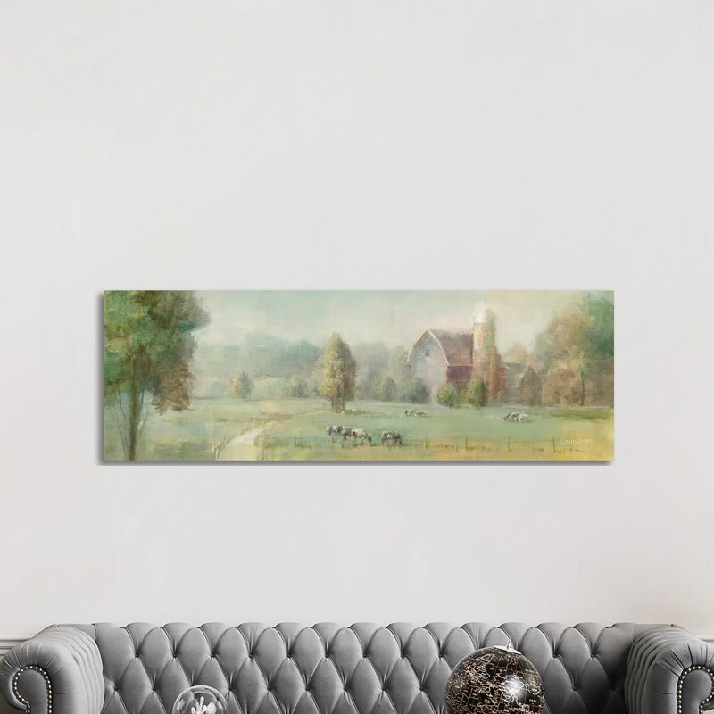 Tranquil Farm by Danhui Nai - Panoramic Print on Canvas, Wrapped Canvas, 152.4 cm H x 50.8 cm W