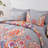 Gray/Red Microfiber Comforter Set-540688909