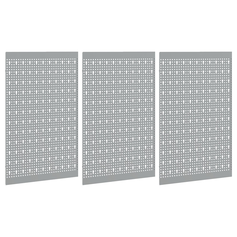 Grey Steel H 60Cm X W 50Cm X D 1Cm Wall Mounting