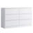 Carlton 6 Drawer Double Dresser - 3+3 Configuration, Scratch-Resistant, Handleless Design, Matte Finish. -39703027