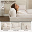 Causeuse modulaire en velours côtelé avec repose-pieds amovible 67,6 po Brampton-133000724