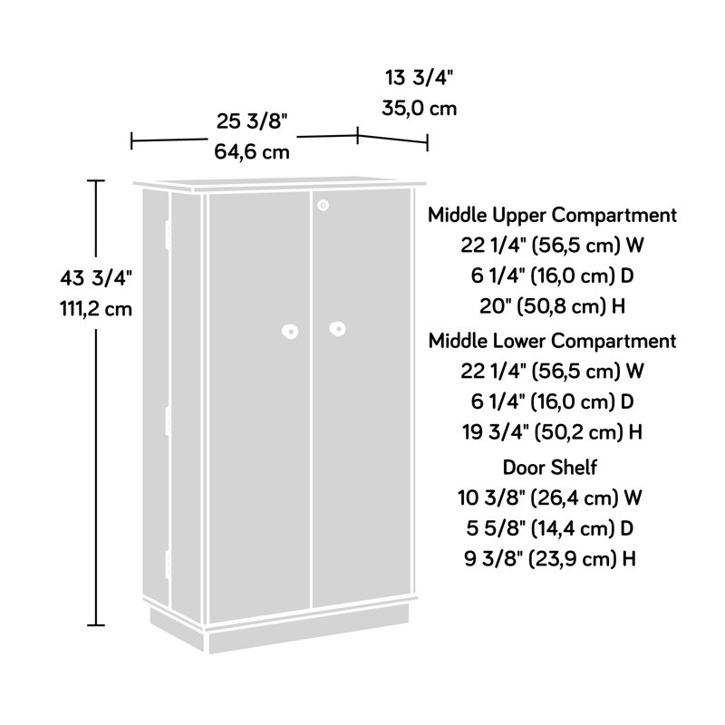 Armoire de rangement multimédia en bois d'ingénierie avec compartiments cachés verrouillables, brun