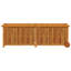 Rosalind Wheeler Daequain 150 cm W 249 L Water Resistant Acacia Solid Wood Deck Box with Wheels in Brown