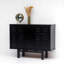 Buffet en bois massif noir