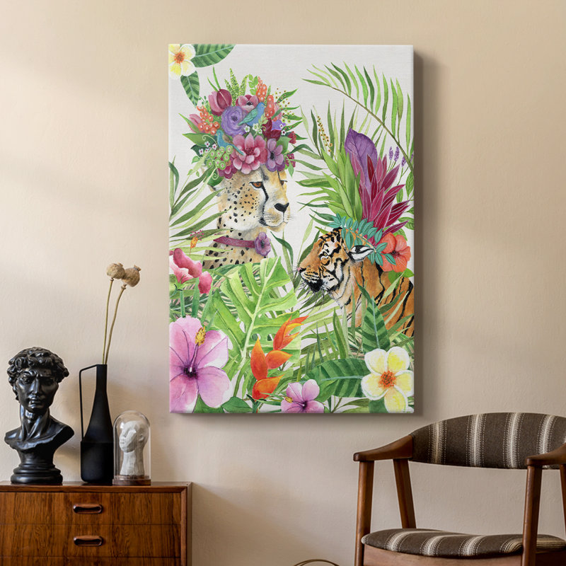 Jungle Royale I - galerie sur mesure, H 60 po x l 40 po