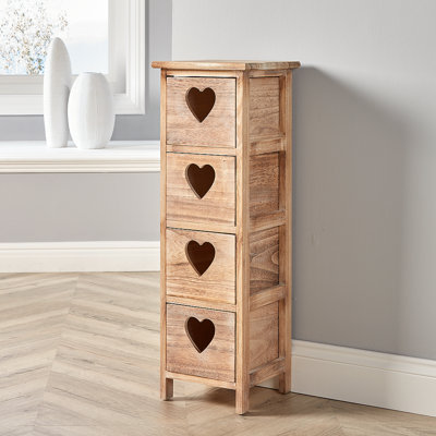 Cartwright Fully Assembled Solid Wood Frame 4 Drawer Chest