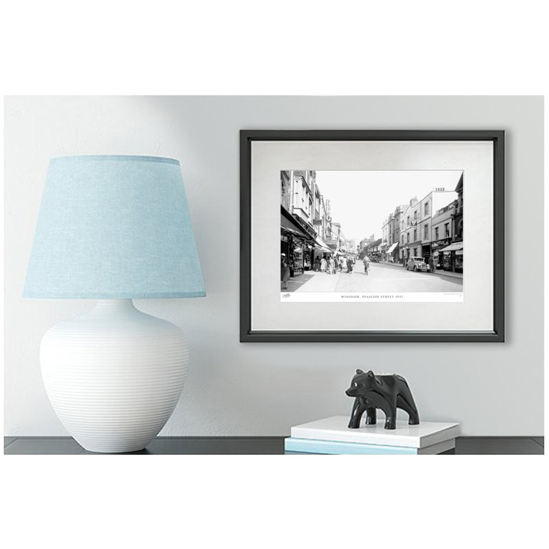 Windsor, Peascod Street 1937 by Francis Frith - Single Picture Frame Print, 60cm H x 80cm W x 2.3cm D