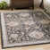 Tapis noir Lenora