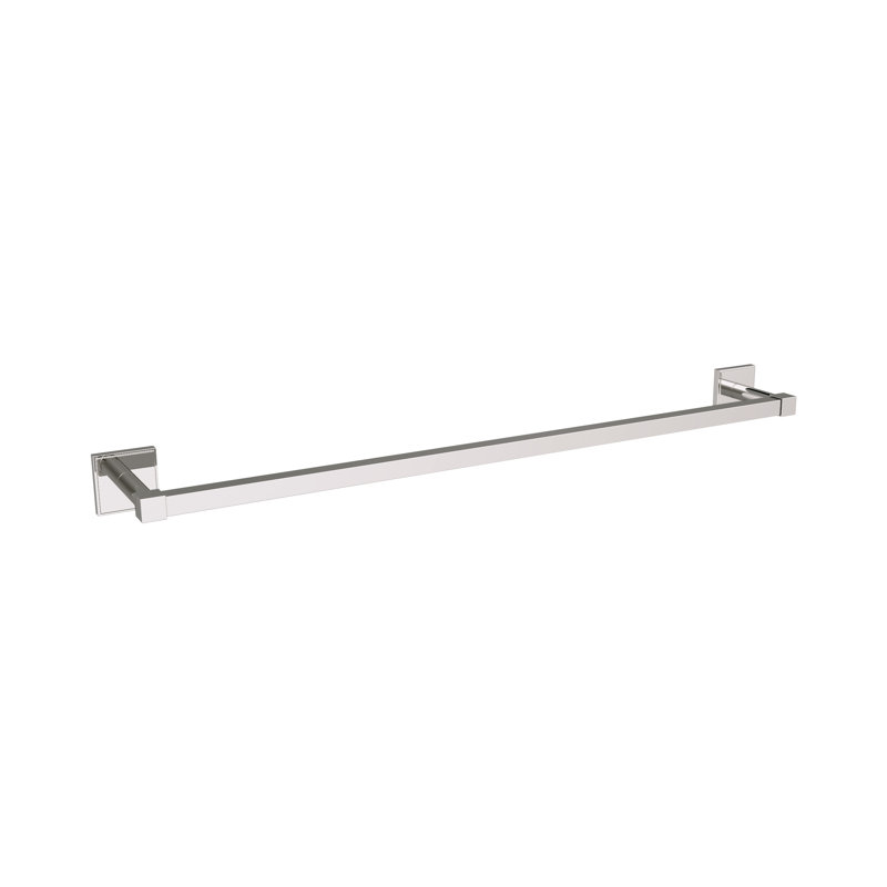 Porte-serviettes mural 25,87 po Appoint, Nickel poli, H 25,88 po x l 25,88 po x P 2,94 po