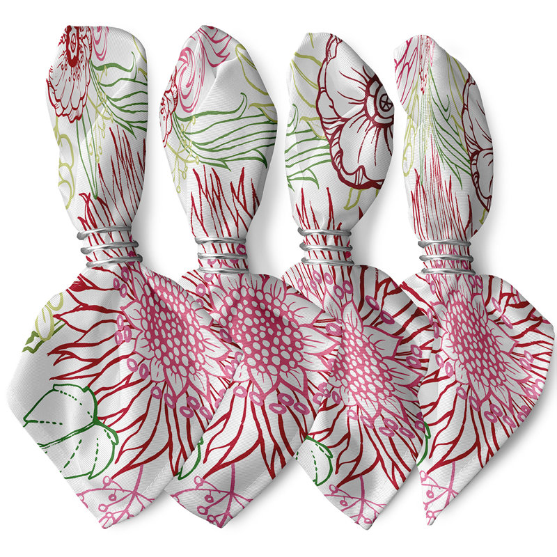 Ensemble de serviettes 4 pièces Marlow Zentanle, Rouge